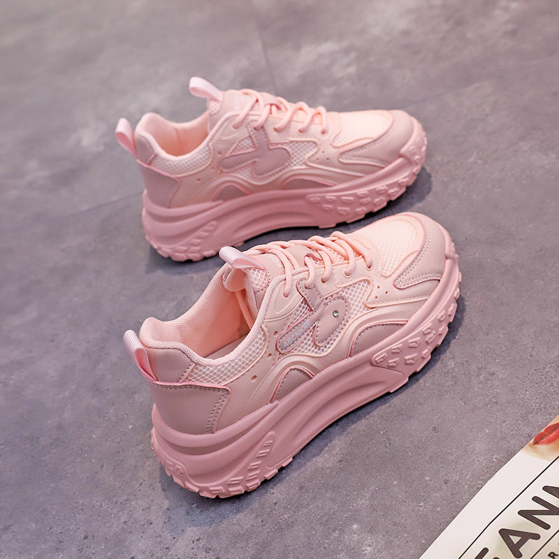 Damen Sportliche Chunky Sneakers mit atmungsaktiver Mesh-Oberfläche und dämpfendem Fußbett R&B