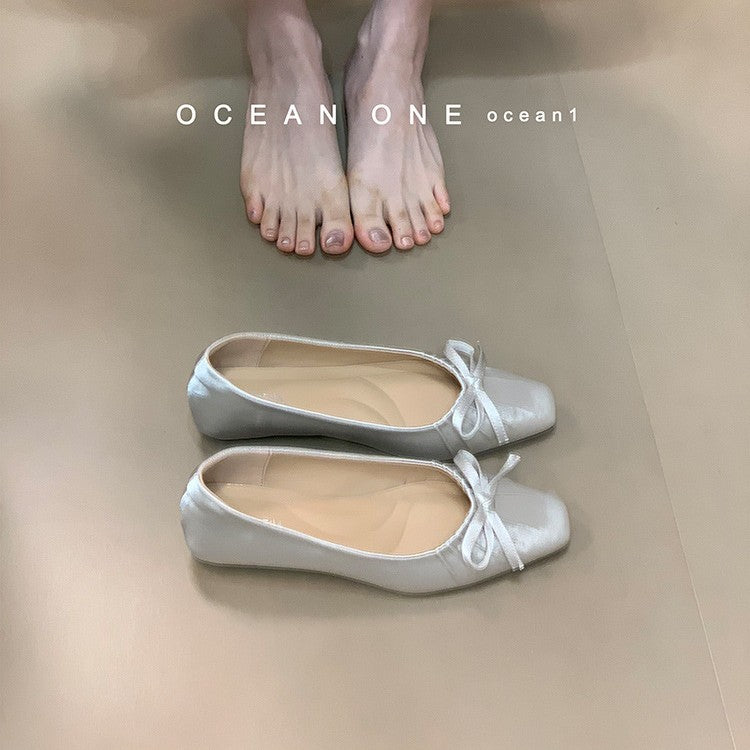 Damen Ballerinas mit dekorativem Schleifendetail und elegantem Design R&B