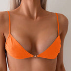 Damen Triangel-Bikini mit zartem Wickeldetail und raffinierten Trägern R&B