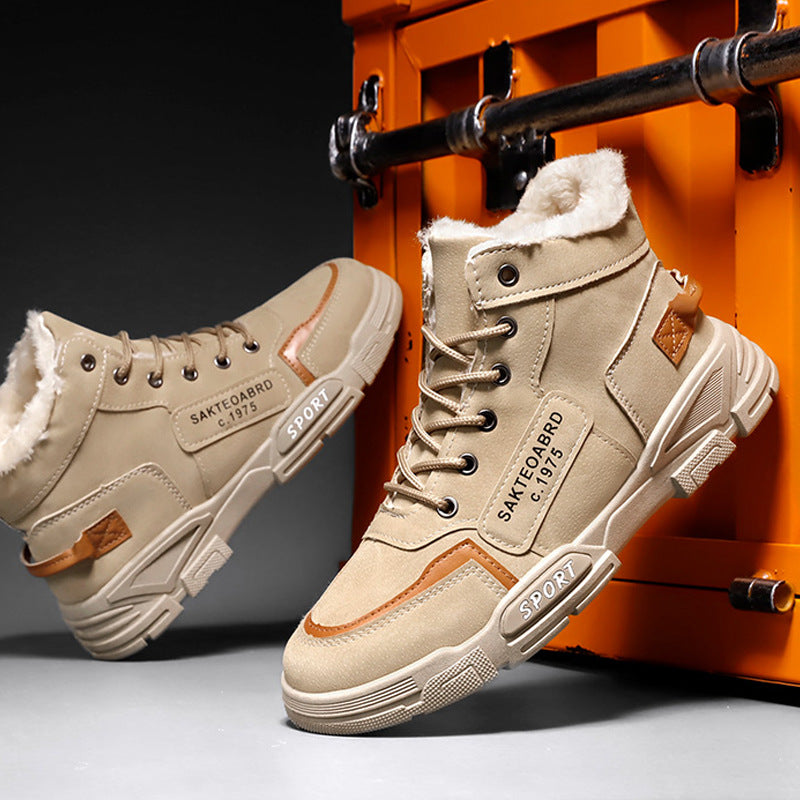 Damen warme Winterstiefel mit weichem Innenfutter und rutschfester Sohle R&B