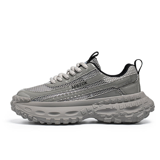 Damen Sportliche Chunky Sneakers mit atmungsaktiver Mesh-Oberfläche und flexibler Laufsohle R&B