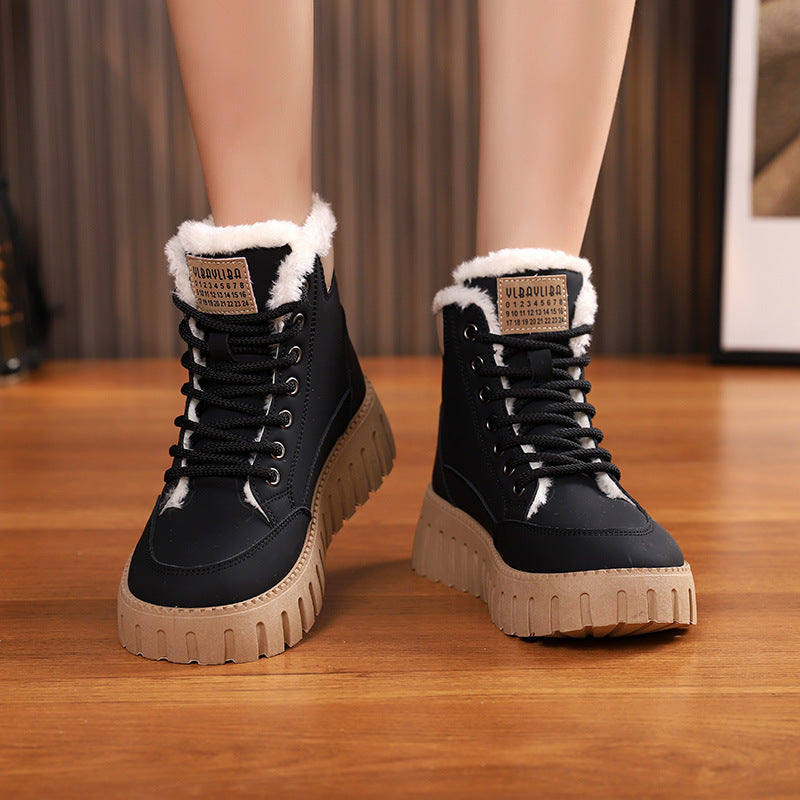 Damen Sportliche Winterstiefel mit kuscheligem Futter und rutschfester Sohle R&B