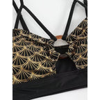 Damen Triangel-Bikini mit elegantem Schnitt und modischen Akzenten R&B