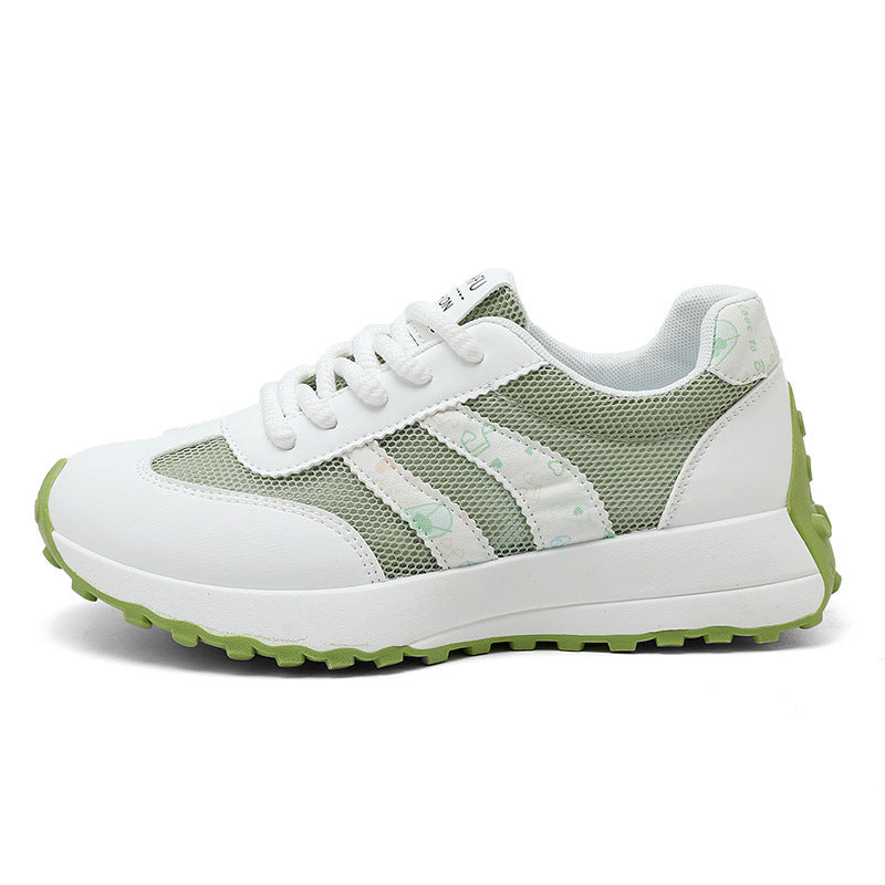 Damen Sportliche Sneakers mit atmungsaktivem Mesh-Obermaterial und flexibler Sohle R&B