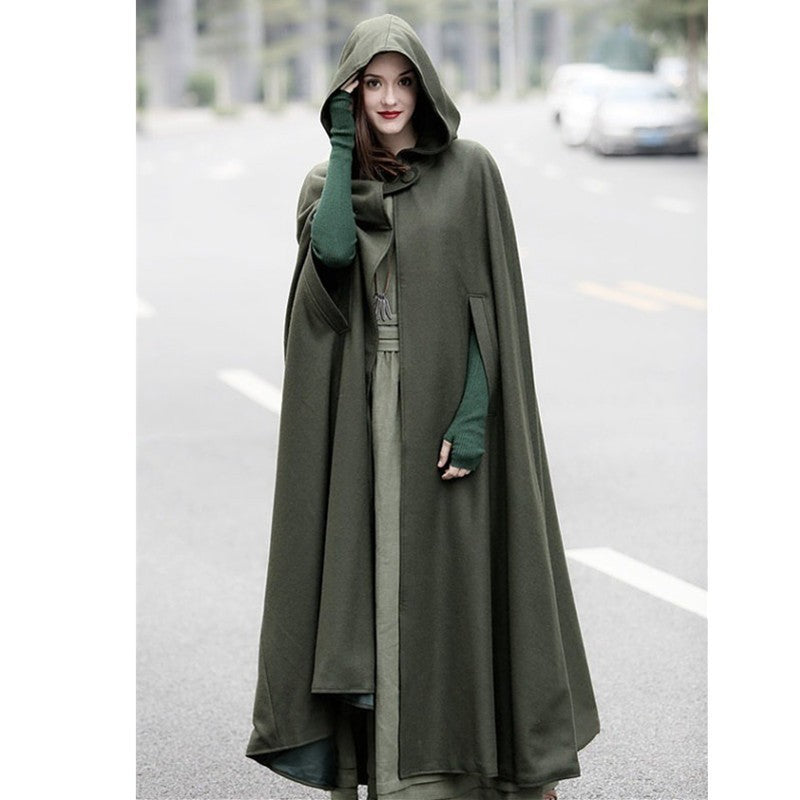 Damen Kapuzenumhang mit elegantem Schnitt R&B