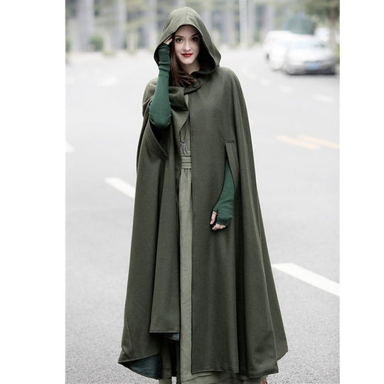 Damen Kapuzenumhang mit elegantem Schnitt R&B