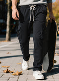 Cargo Jogginghose Herren mit elastischem Bund und Seitentaschen