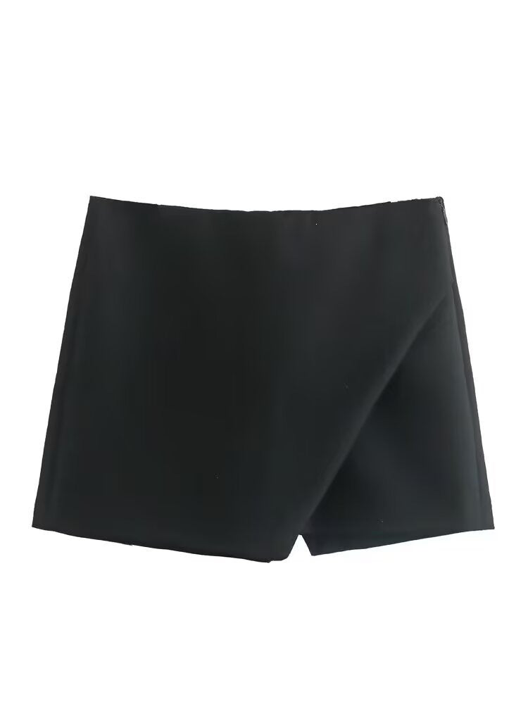 Damen modische Wickel-Shorts aus hochwertigem, elastischem Material R&B