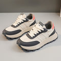 Damen modische Plateau-Runner Sneakers mit rutschfester Profilsohle R&B