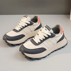 Damen modische Plateau-Runner Sneakers mit rutschfester Profilsohle R&B