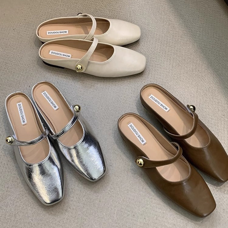Damen elegante Mary Jane Schuhe mit modischem Riemchen R&B
