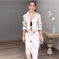 Damen modische Jacke und Rock Set R&B