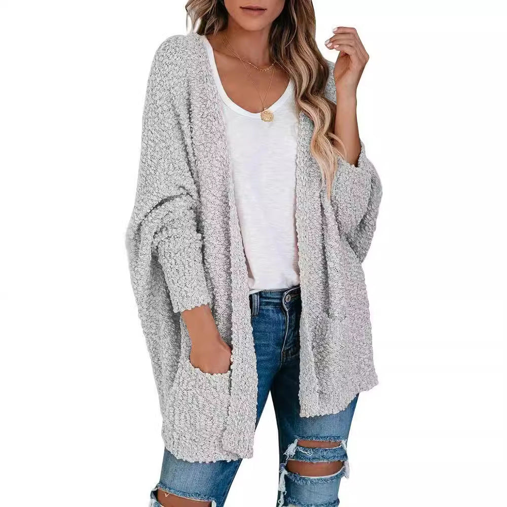 Damen Großer Cardigan mit lockerer Struktur R&B
