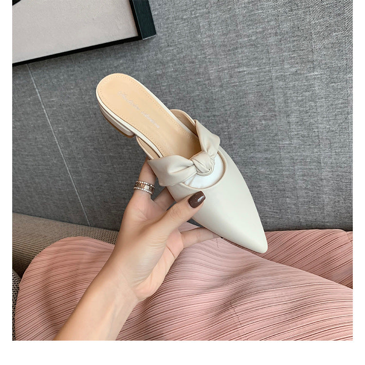 Damen Mules mit elegantem Knotendesign R&B
