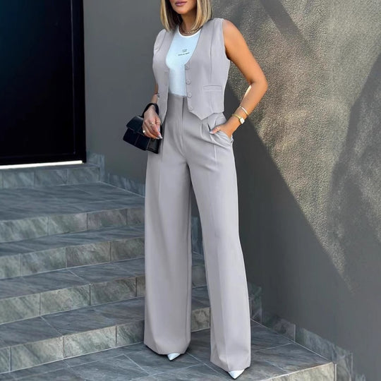 Damen Elegantes und modernes Zweiteiler Ensemble R&B