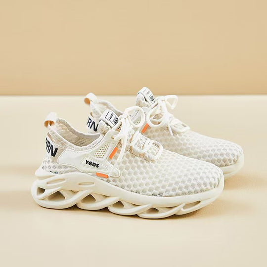 Damen Mesh-Sneaker mit atmungsaktiver Obermaterial und dämpfender Sohle R&B