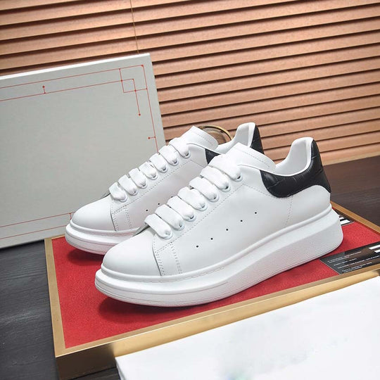 Damen Sportliche Sneakers mit modischer Lederspitze und gepolsterter Sohle R&B
