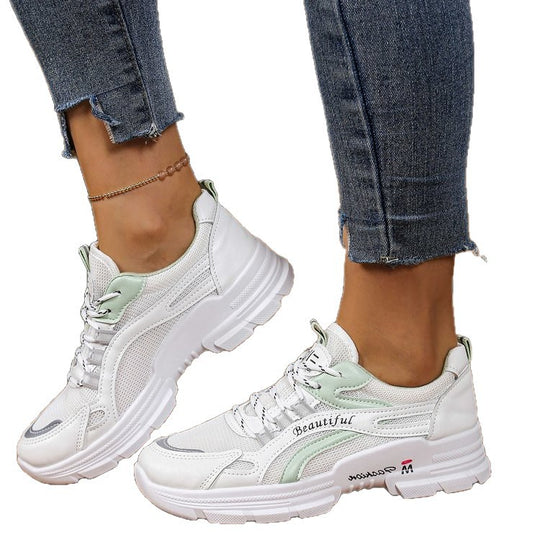 Damen Sportliche Sneakers mit atmungsaktivem Mesh-Obermaterial und komfortabler Dämpfung R&B