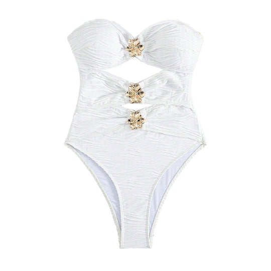 Damen Cut-Out Badeanzug mit raffiniertem Design R&B