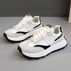 Damen Sportliche Sneaker mit luftiger Mesh-Oberfläche und rutschfester Sohle R&B