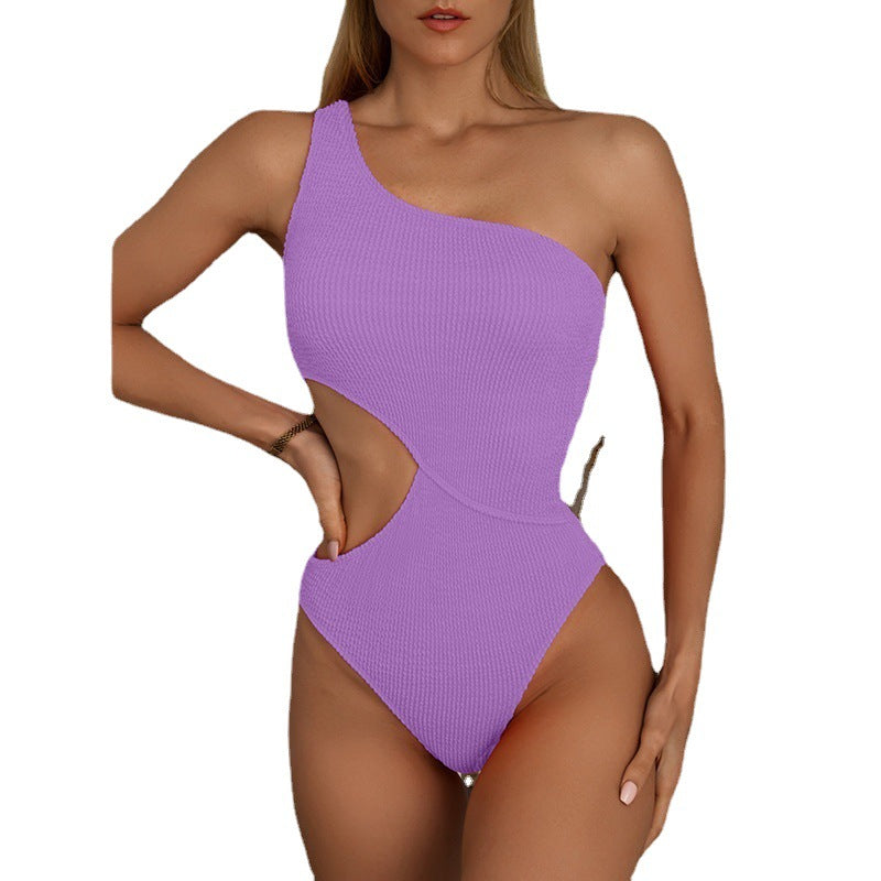 Damen Einseitiger Badeanzug mit raffiniertem Cut-Out R&B