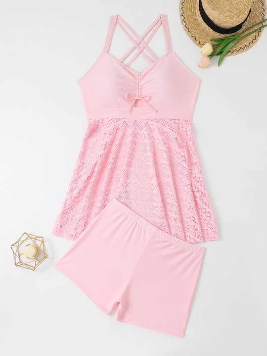 Damen Badeanzug mit luftiger Tunika R&B