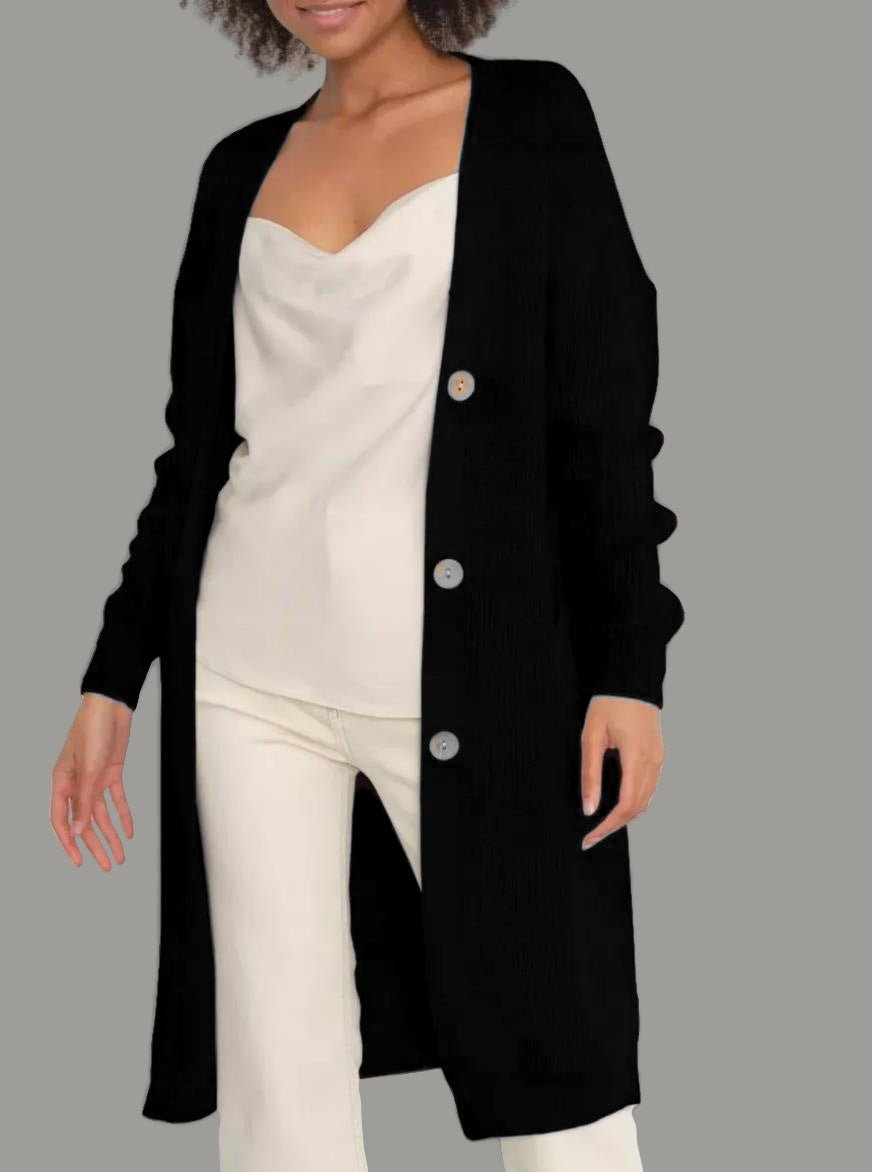 Damen Strickjacke mit hochwertigen Knöpfen R&B