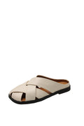 Damen Offene Mules mit geflochtenem Obermaterial und anatomischem Fußbett R&B