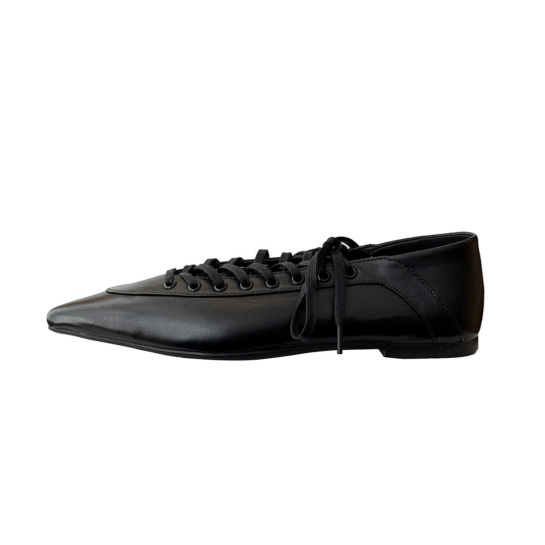 Damen Elegante und modische Schnürschuhe mit spitz zulaufender Form R&B