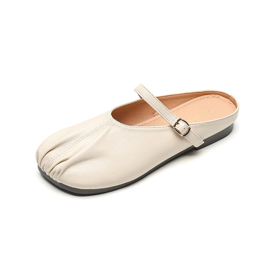 Damen elegante Clogs mit komfortabler Schnallenverstellung R&B