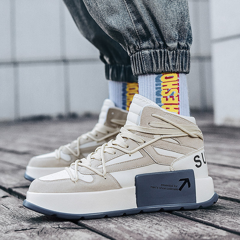 Herren Modische High-Top Sneakers mit innovativem Traktionsdesign R&B