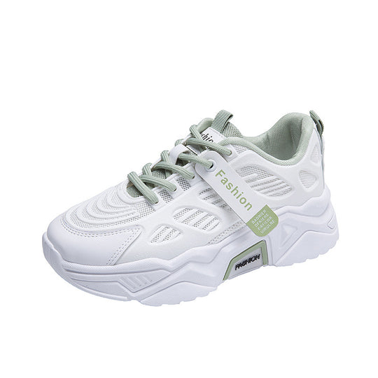 Damen modische athletische Sneakers mit atmungsaktivem Obermaterial R&B