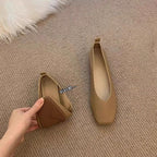 Damen bequeme Ballerinas mit elegantem minimalistischen Design R&B