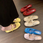 Damen Ballerinas mit modischem Riemchen und eleganter Schleifenapplikation R&B