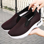 Damen Bequeme Slip-On Sneakers mit atmungsaktivem Obermaterial R&B
