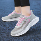 Damen Lauf- und Freizeitschuhe mit atmungsaktivem Mesh-Obermaterial und dämpfender Sohle R&B