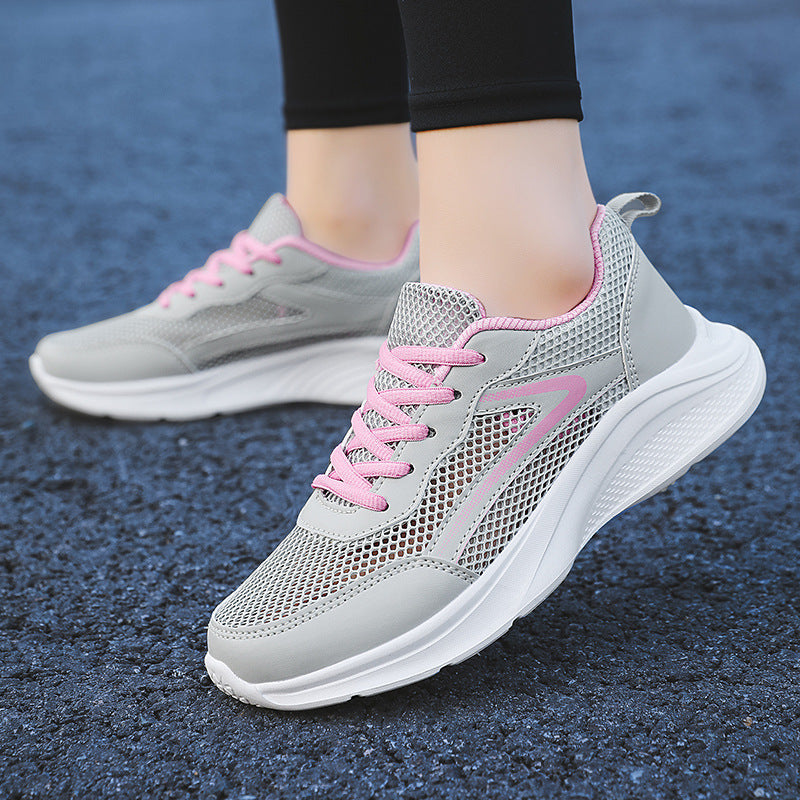 Damen Lauf- und Freizeitschuhe mit atmungsaktivem Mesh-Obermaterial und dämpfender Sohle R&B