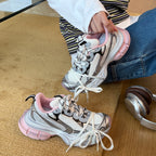 Damen Sportliche Sneakers im modernen Chunky-Design mit atmungsaktiver Obermaterialkombination und rutschfester Sohle
