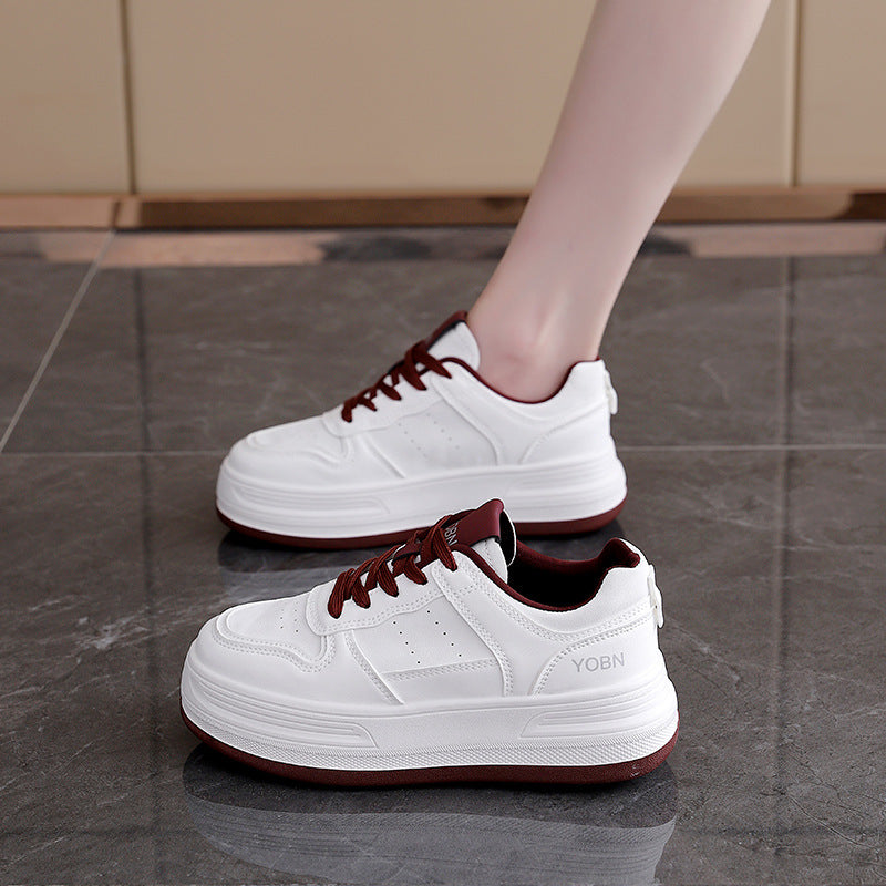 Damen modische Sneakers mit dicker Dämpfung und atmungsaktiver Oberseite R&B