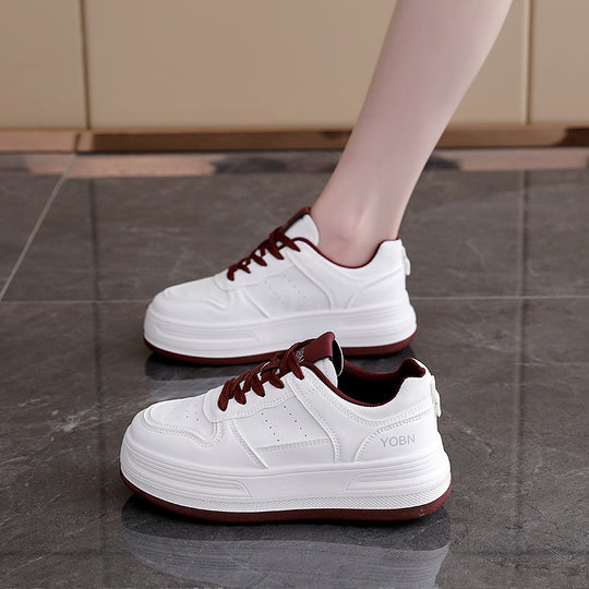 Damen modische Sneakers mit dicker Dämpfung und atmungsaktiver Oberseite R&B