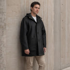 Herren praktische und elegante Softshell-Jacke mit Kapuze R&B