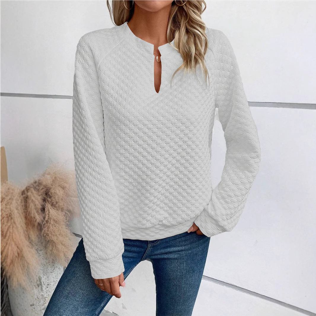 Damen Quilted Pullover R&B