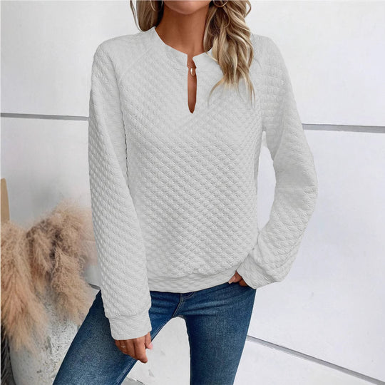 Damen Quilted Pullover R&B