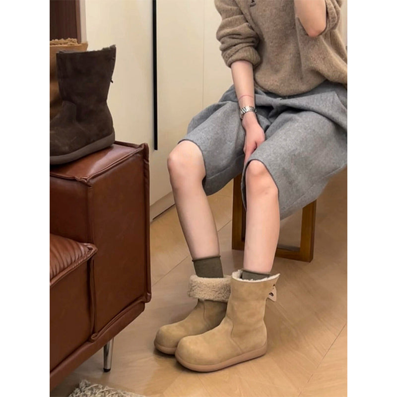 Damen Winterboots mit kuscheligem Innenfutter und rutschfester Sohle R&B