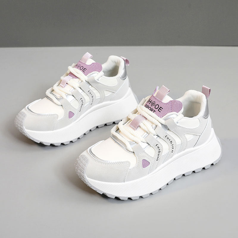 Damen Sportliche High-Top Sneakers mit trendiger Dämpfung und atmungsaktiver Oberflächenstruktur R&B