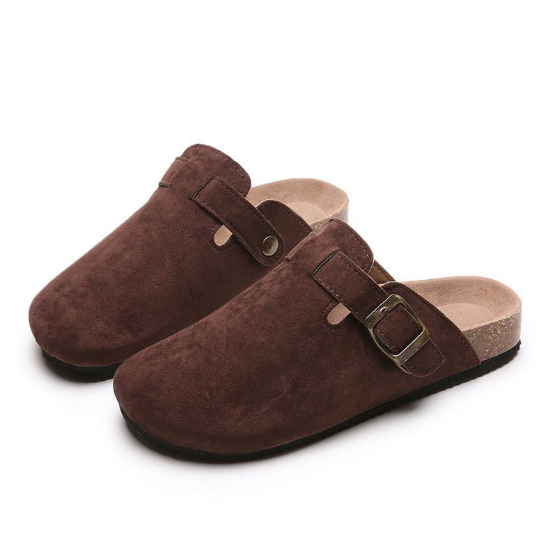 Damen Komfortable Clogs mit verstellbarem Riemen R&B