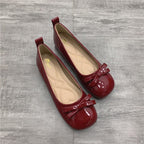 Damen Ballerinas mit süßer Schleifenapplikation und komfortablem Fußbett R&B