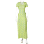 Damen Maxikleid mit floralem Muster R&B