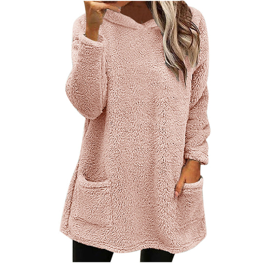 Damen Kuschelige Fleece-Pullover R&B