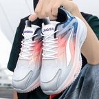 Damen Sportliche Lauf-Sneaker mit dämpfender Technologie und atmungsaktiver Oberflächenstruktur R&B